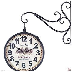 VINTAGE ROUND STATION CLOCK