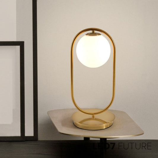 OVAL MODERN LAMP PAIR