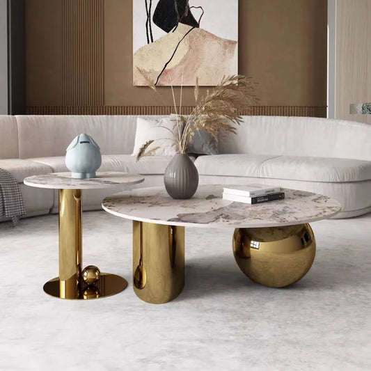 BRASS ACCENT TABLE