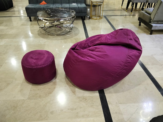 Casual Bean Bag Pink