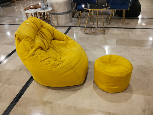 Relaxer Bean Bag Yellow
