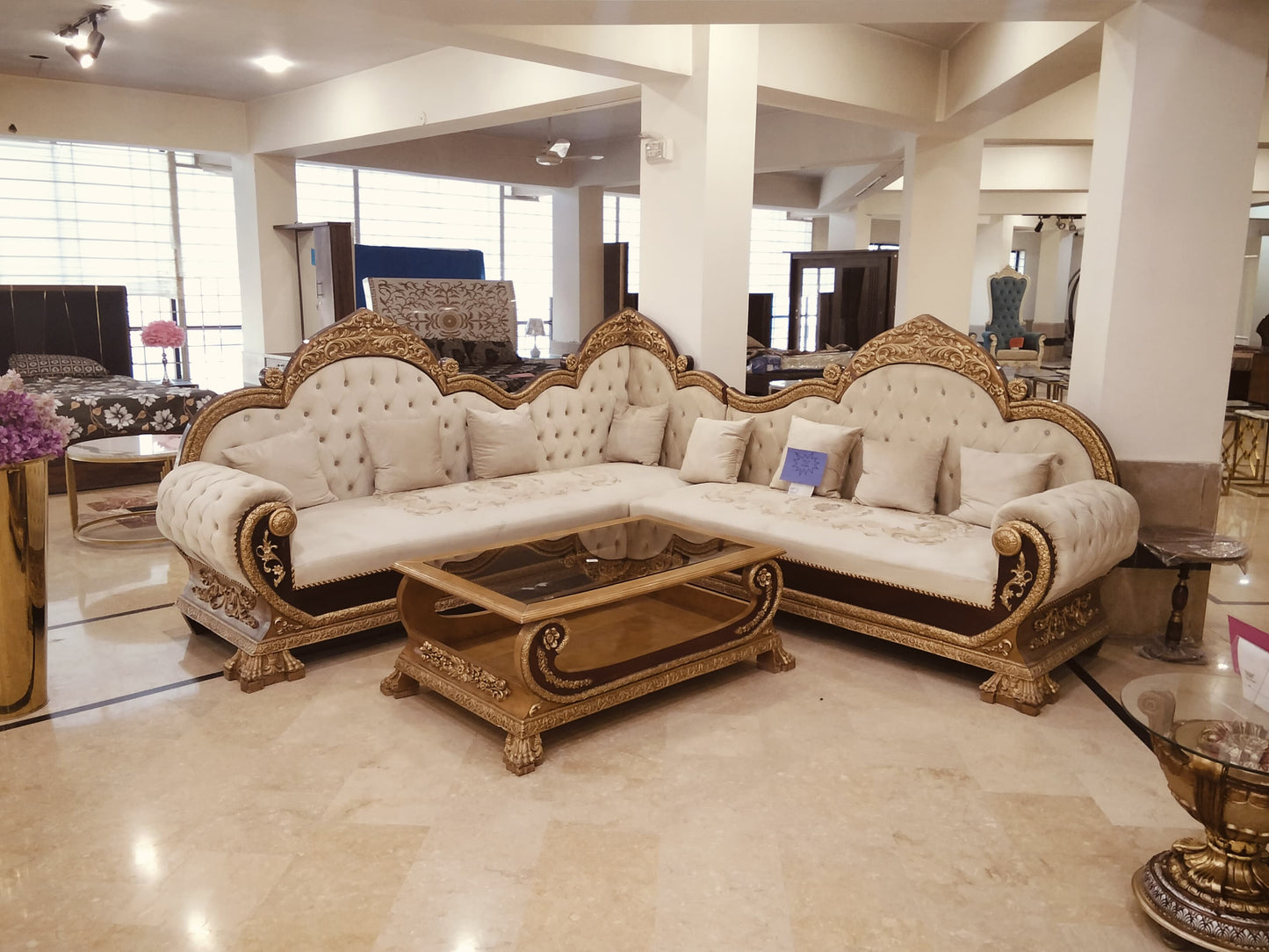 L-SHAPE SOFA 8 SEATER